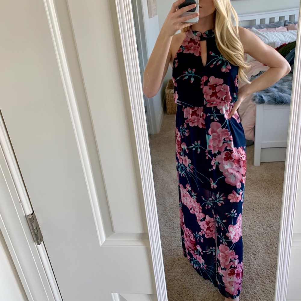 Floral maxi dress